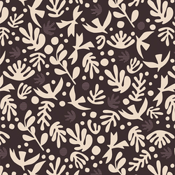Boho Birds in Truffle