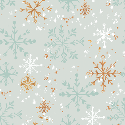 Snowflakes in Sage