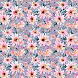 Small Blaire Floral in Plum