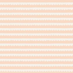 Scalloped Stripes in Ballet Pink