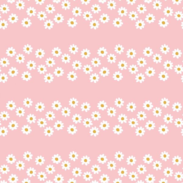 Daisy Stripe in Rosy Pink