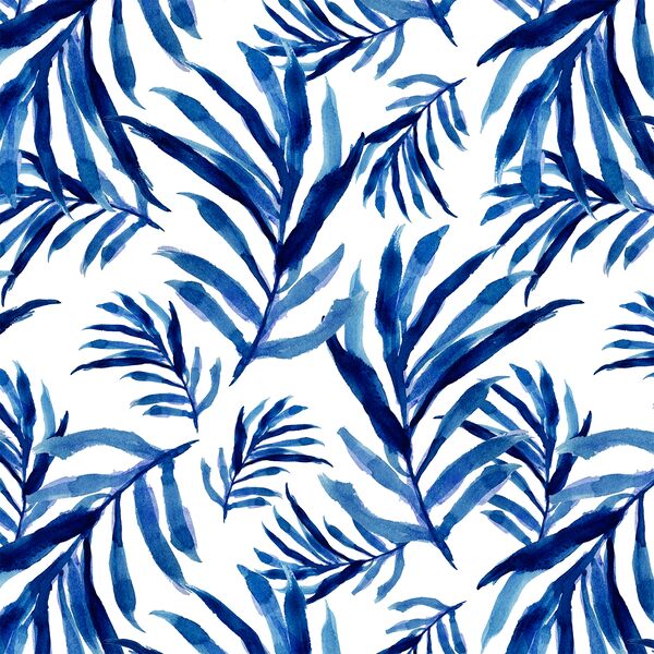 Nipa Palm in Cobalt