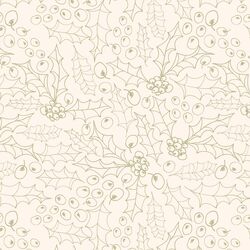Holly Sketch in Soft Vine on Cloud