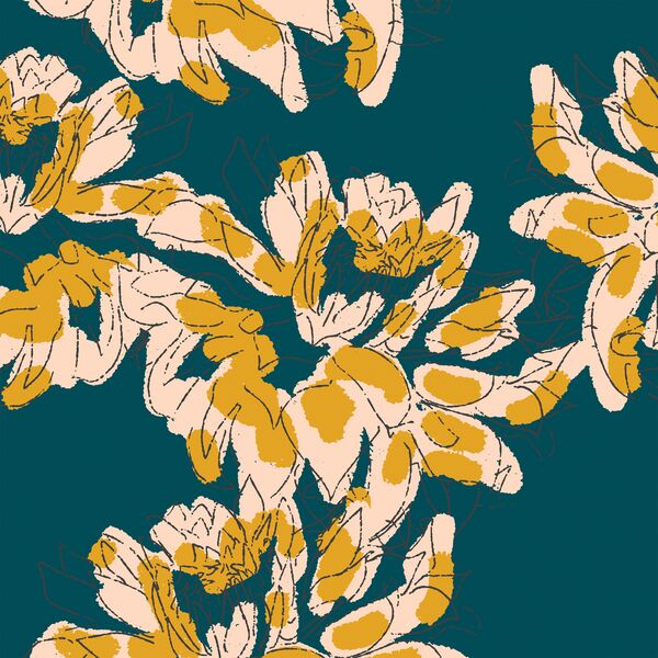 Large Dahlia Explosion in Juniper Blue
