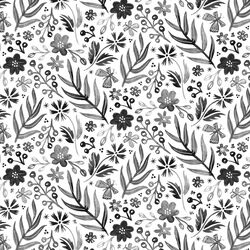 Flutter Floral in Pewter