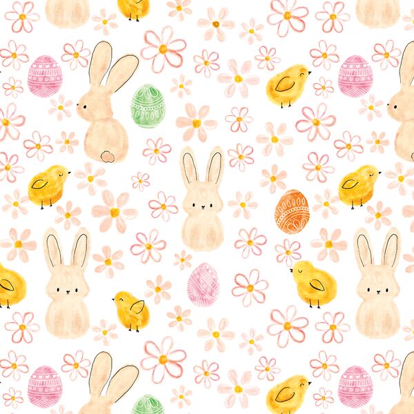 Easter Bunnies in Spring