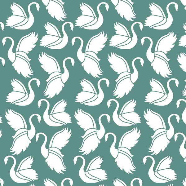 Swan Silhouette in Agate