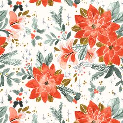 Poinsettia Splendor in Cream