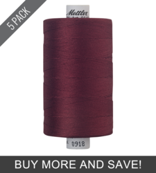 Cranberry (9141-0918) - Silk Finish Cotton 40wt - 1094 Yards (5 Pack)