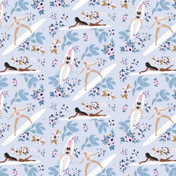 Aloha in Pastel Periwinkle