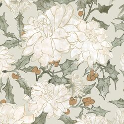 Holly Floral in Soft Sage
