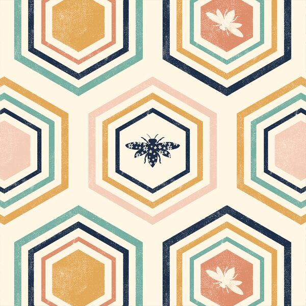 Hive Hexagon in Summer Garden
