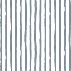 Rustic Stripe in Winter Blue