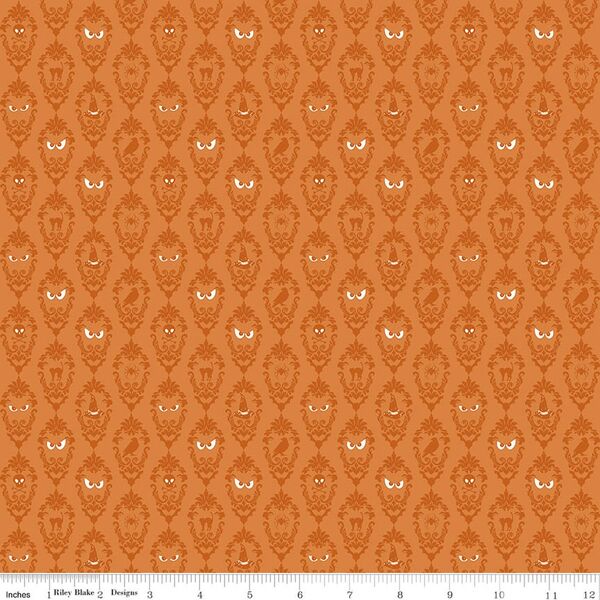 Damask in Orange