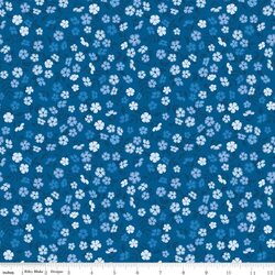 Flower Toss in Blue
