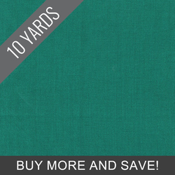 Artisan Cotton Yarn-Dye in Dark Teal Medium Turquoise - 10 Yard Bolt