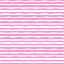 Stripes in Fuschia Pink