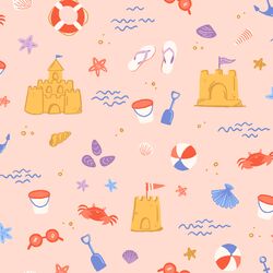 Day At The Beach in Pink Sands