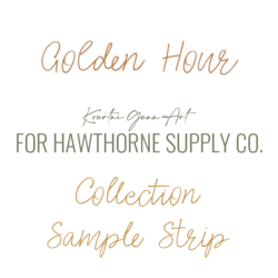 Golden Hour Sample Strip