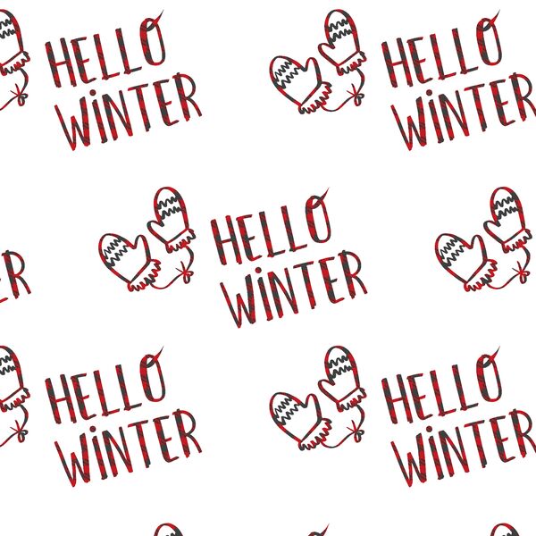 Seasons Greetings in Gingham