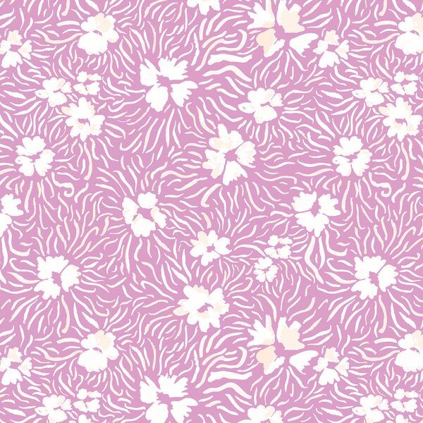 Fluttering Flora in Violet