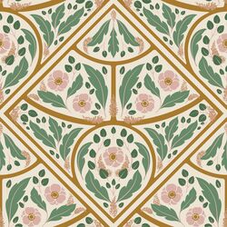 Diamond Damask in Garden