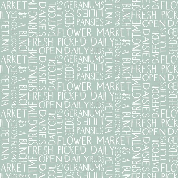 Garden Text in Fresh Rain