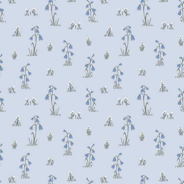 Lily of the Valley in Pond Blue