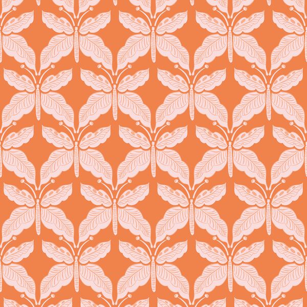 Geo Butterfly in Carrot