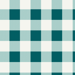 Winter Buffalo Plaid in Teal