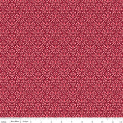 Damask in Dahlia Red