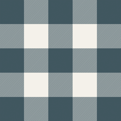 Thick Plaid in Night Blue