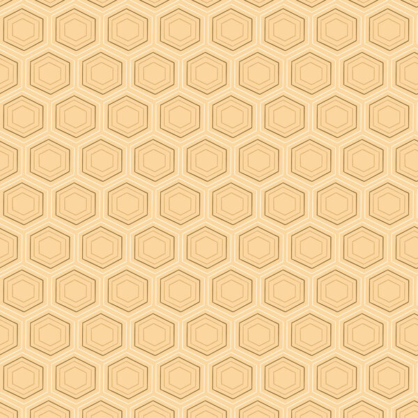 Honeycomb Dreams in Gold