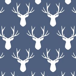 Stag Silhouette in Midnight