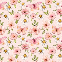 Summer Garden in Light Pink