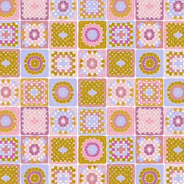 Granny Squares in Morning