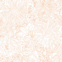 Paperie in Groovy Pumpkin on White
