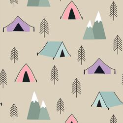 Tents in Burlap
