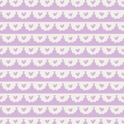 Lace Stripe in Lilac