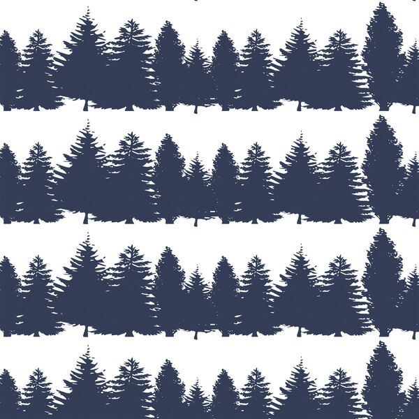 Tree Line in Navy