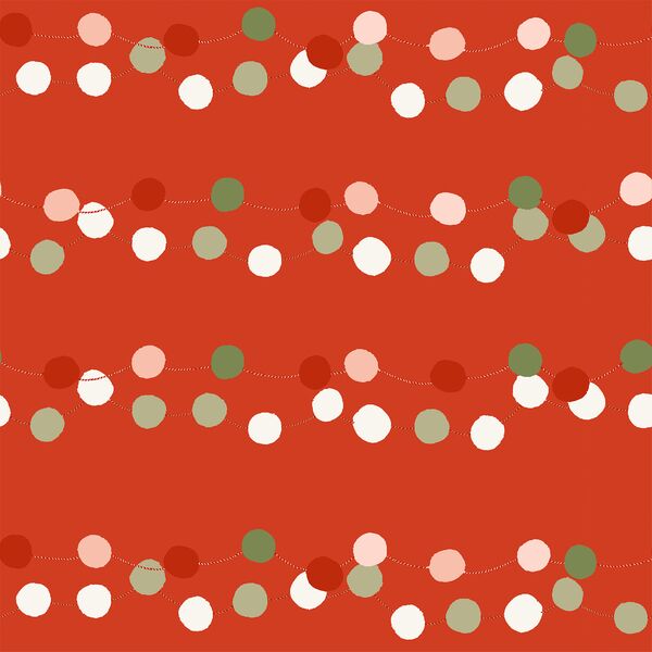 Large Garland in Candy Cane