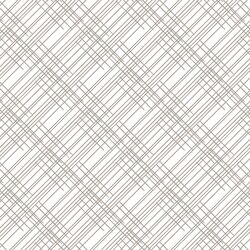 Thatched in Taupe on White