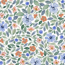 Large Tea Garden in Cornflower Blue