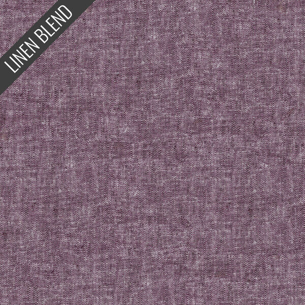Yarn Dyed Linen Blend in Amethyst