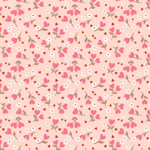 Heart Garden in Petal Pink