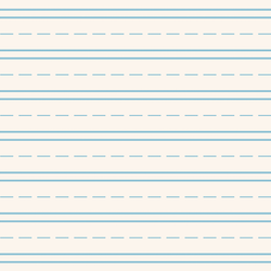 Lined Paper in Berry Blue