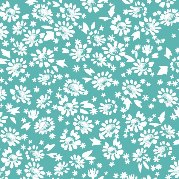 Daisies in Seafoam