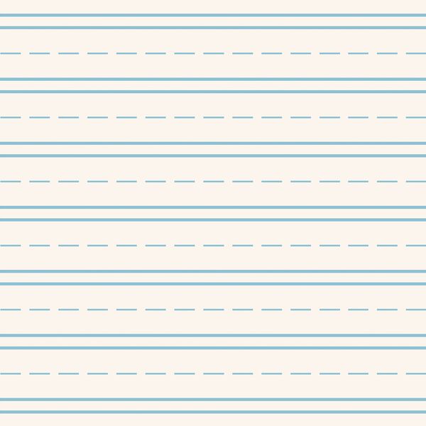 Lined Paper in Berry Blue
