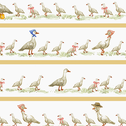 Goose Parade in Yellow
