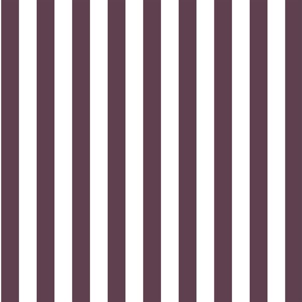 Candy Stripe in Raisin